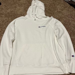 White Champion Hoodie